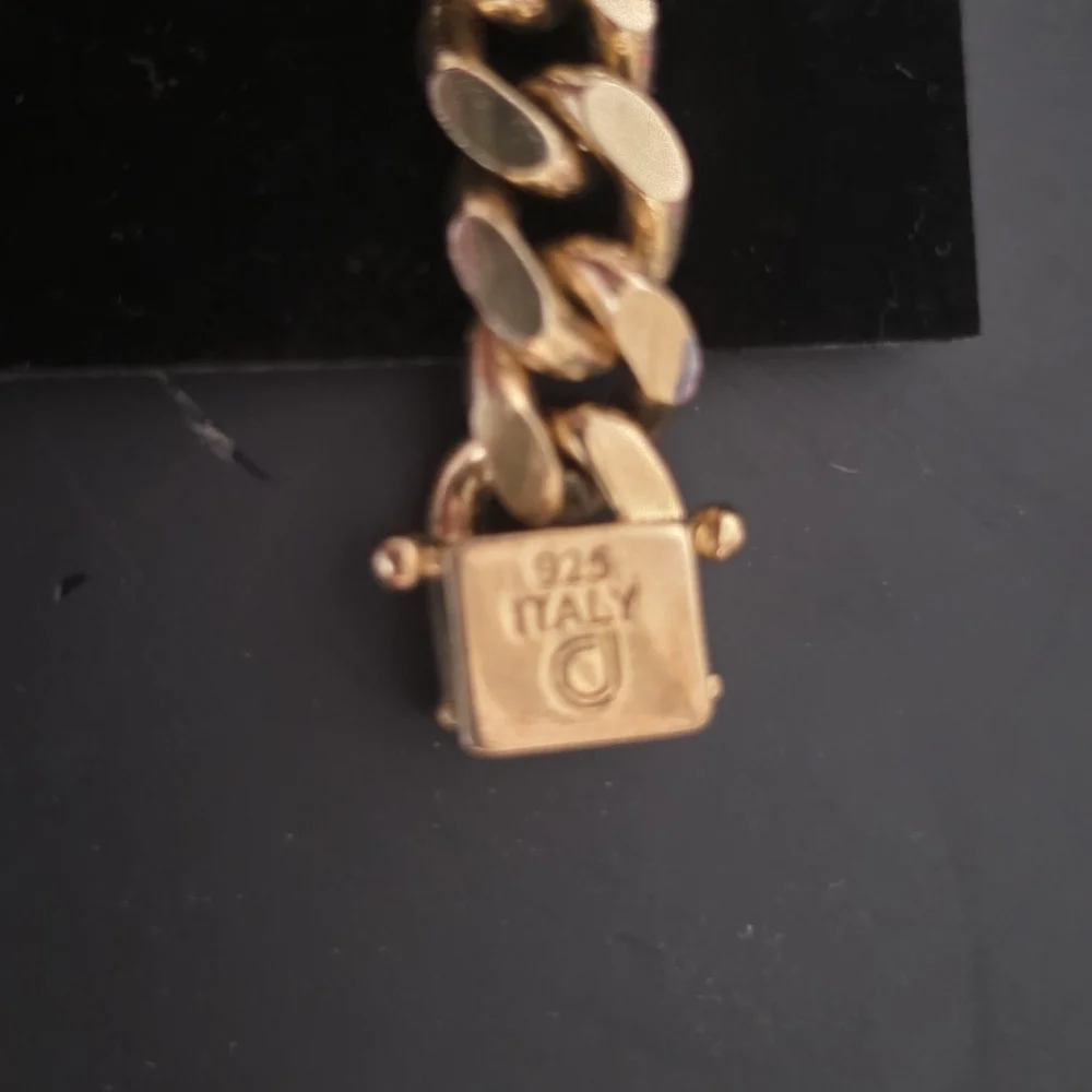 R.H. Macy & Co 18K PL S.S Cuban Link